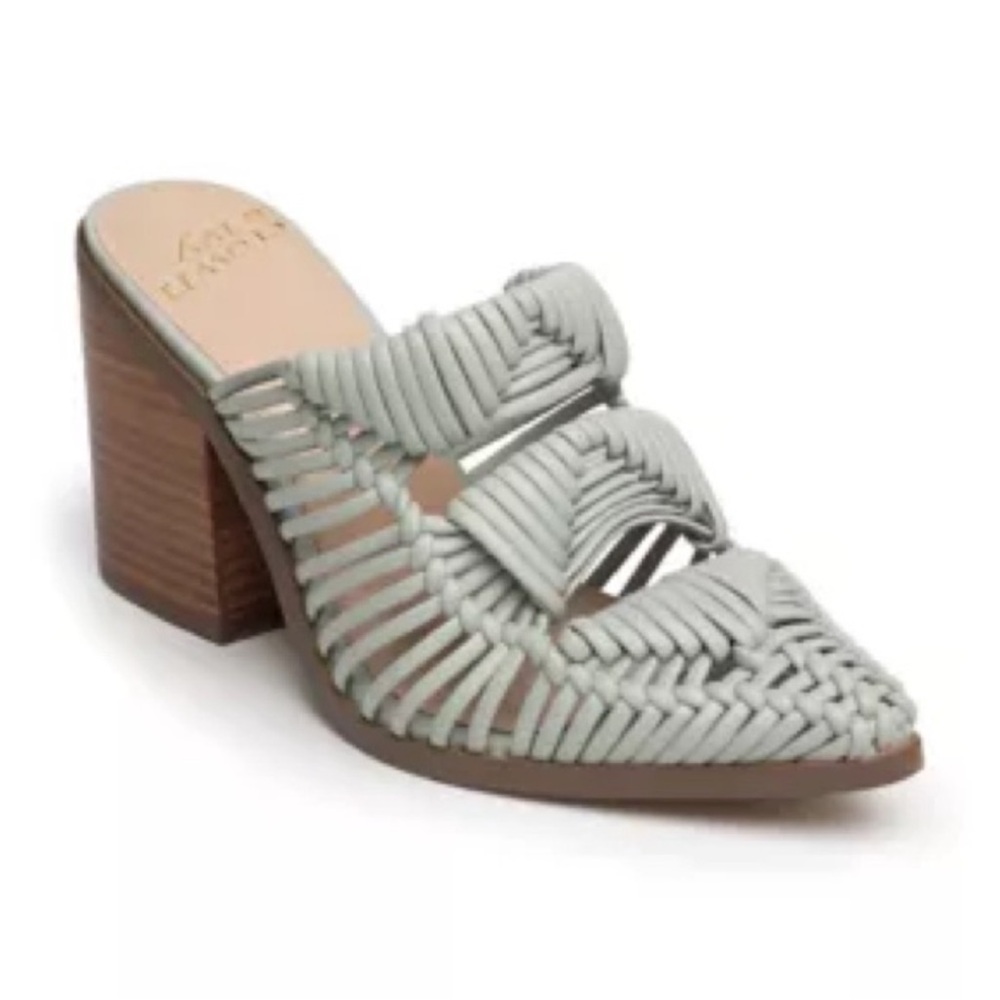 Crown & Ivy Piper Huarache Heel Mules‎